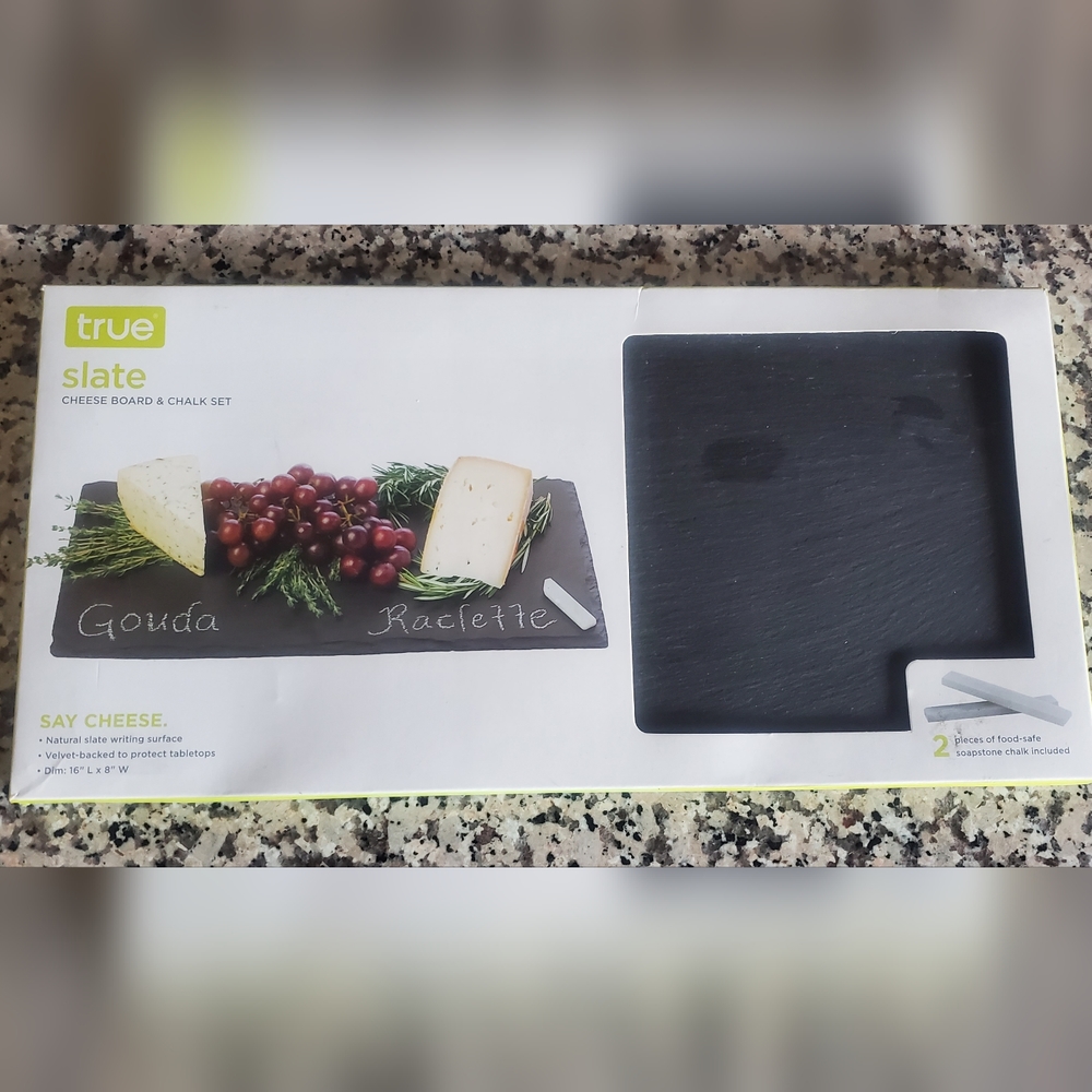 TRUE Slate Cheese Board